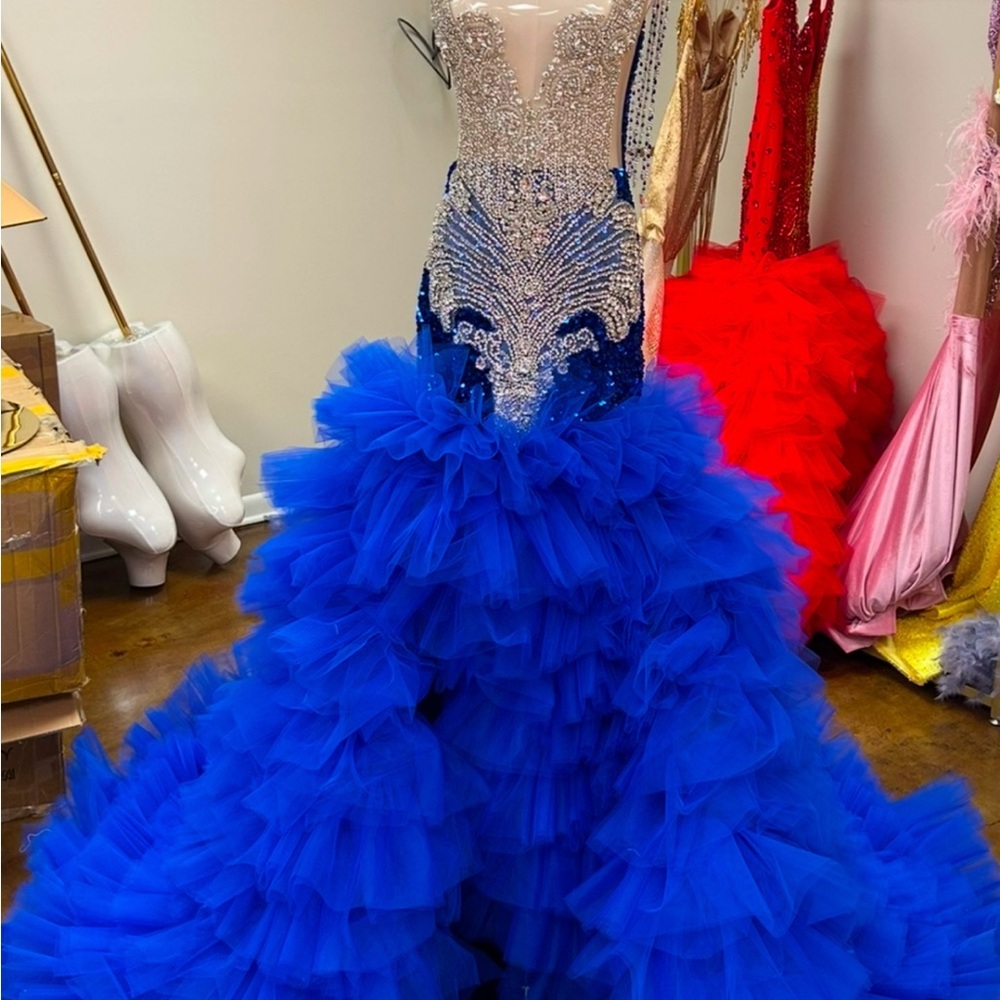 Elegant Blue Prom Dress